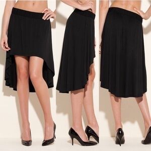 UEC Guess black high-Low hem elastic waist skirt small